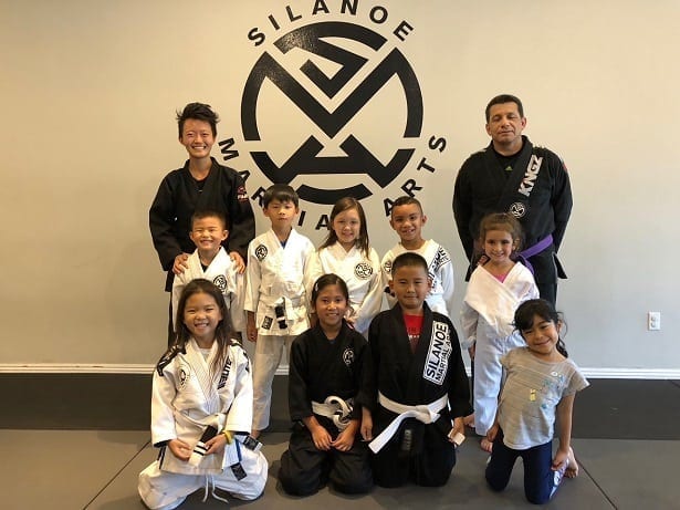 6 year old Alayna at Silanoe Alhambra San Gabriel Jiu Jitsu Martial Arts