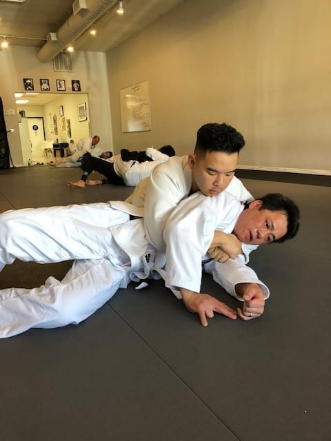 Ken training Jiu-Jitsu at Silanoe San Gabriel Alhambra