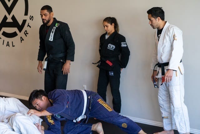 Silanoe Student of the Month Kevin at Jaime Canuto seminar in San Gabriel Alhambra Adjacent 