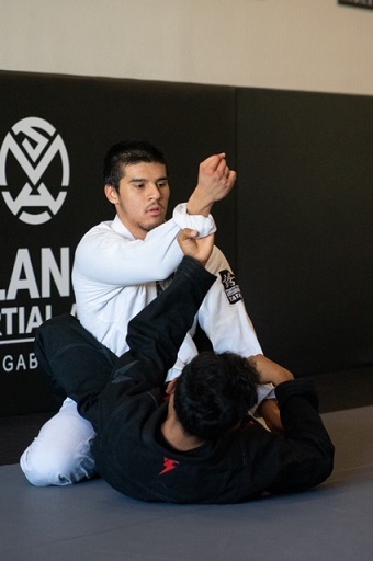 Josh in the Adult Jiu Jitsu program at Silanoe San Gabriel Alhambra